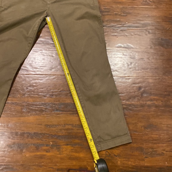 Current/Elliot Olive Green Straight Leg Pants Women's Size 28 - Picture 11 of 14